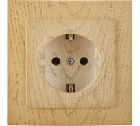 Розетка NILSON 1СП з/к клен Touran wood 24281017