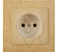 Розетка NILSON 1СП клен Touran wood 24281015
