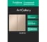Выключатель 2-клавишный ArtGallery Systeme Electric 10 АХ механизм Песочный GAL001251 6