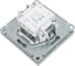 Выключатель 2-клавишный ArtGallery Systeme Electric 10 АХ механизм Алюминий GAL000351 5