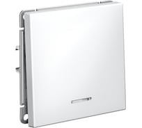 Выключатель 1-клавишный Systeme Electric ArtGallery Белый с подсветкой, сх.1а, 10АХ, механизм GAL000113