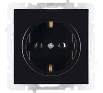 Механизм розетки NILSON 1СП з/к черный Touran/Alegra 24220417