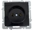 Механизм розетки NILSON 1СП черный Touran/Alegra 24220415 1