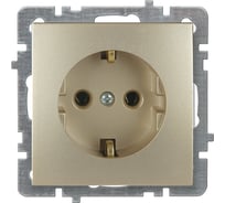 Механизм розетки NILSON 1СП з/к золото Touran/Alegra metallic 24150417