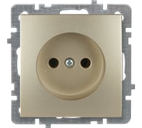 Механизм розетки NILSON 1СП золото Touran/Alegra metallic 24150415