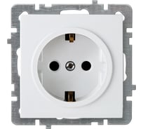 Розетка Nilson 1-местн. СУ с заз.конт. , TOURAN-ALEGRA-THOR, белый 24110417