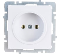 Розетка Nilson 1-местн. СУ , TOURAN-ALEGRA-THOR, белый 24110415
