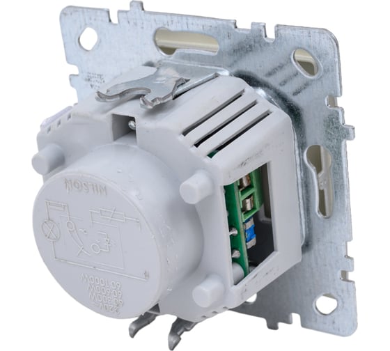 Механизм выключателя-светорегулятора NILSON LED СУ 30-300 Вт, TOURAN-ALEGRA-THOR, серебро 24130478