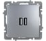 Механизм розетки NILSON USB 1СП серебро Touran/Alegra metallic 24130481 1