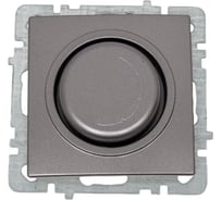 Механизм выключателя-светорегулятора LED NILSON СУ 30-300 Вт, TOURAN-ALEGRA-THOR, антрацит 24160478