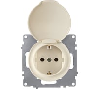 Розетка с заземлением OneKeyElectro, с крышкой, винтовые контакты 1E10501301 2172791