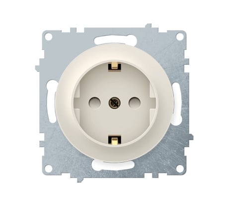 Розетка с заземлением OneKeyElectro, защитные шторки, винтовые контакты 1E10101301 2172787