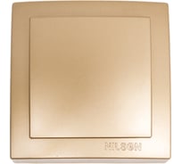 Выключатель NILSON 1ОП золото Themis metallic 26151001