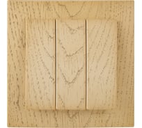 Выключатель NILSON 3СП клен Touran wood 24281066
