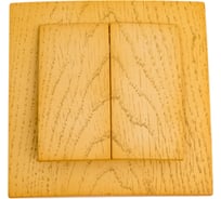 Выключатель NILSON 2СП клен Touran wood 24281003