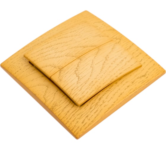 Выключатель NILSON 2СП клен Touran wood 24281003