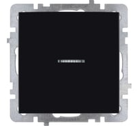 Механизм выключателя NILSON 1СП с подсветкой черный Touran/Alegra 24220402