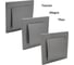 Механизм выключателя NILSON 1СП антрацит Touran/Alegra metallic 24160401 3