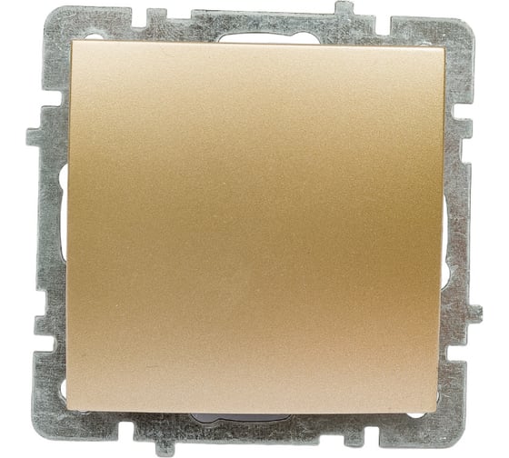 Механизм выключателя NILSON 1СП золото Touran/Alegra metallic 24150401