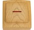Выключатель NILSON 1ОП с подсветкой клен Themis wood 26281002 2