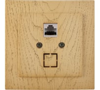 Розетка NILSON 1СП комп клен Touran wood 24281044