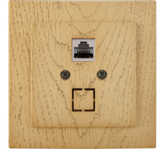 Розетка NILSON 1СП комп клен Touran wood 24281044