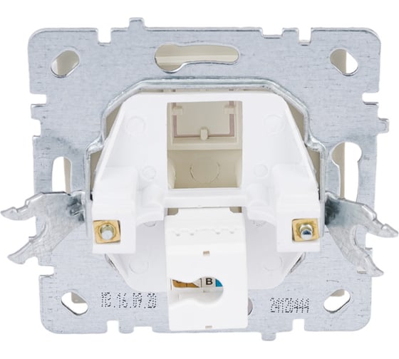 Компьютерная розетка Nilson 1-местн. СУ RJ45 CAT5 , TOURAN-ALEGRA-THOR, кремовый 24120444