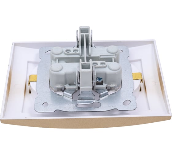 Розетка NILSON 2СП з/к золото Touran metallic 24151025