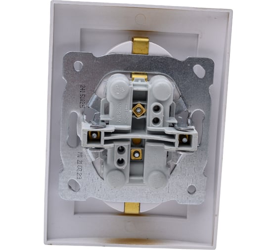 Розетка NILSON 2СП з/к золото Touran metallic 24151025