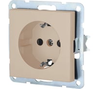 Розетка LK Studio с з/к, без шторок (шампань) LK80 843106-1