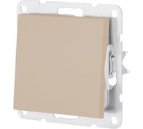 Переключатель LK Studio 1-клавишный, на 2 направления (схема 6) 16 A, 250 B (шампань) LK80 840306-1