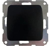 Одноклавишный выключатель KRANZ с/у 10А механизм черный металлик DEA KR-78-0320