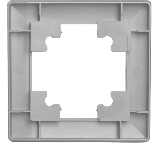 Рамка STEKKER PFR00-7001-03 1-местная, серия Катрин, серебро, 39797