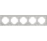 Рамка STEKKER PFR00-7004-03 4-местная, серия Катрин, серебро, 39800 4