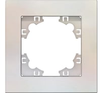 Рамка фактурная одноместная UNIVersal серия "Афина" жемчуг (еврослот) A10053-OBr