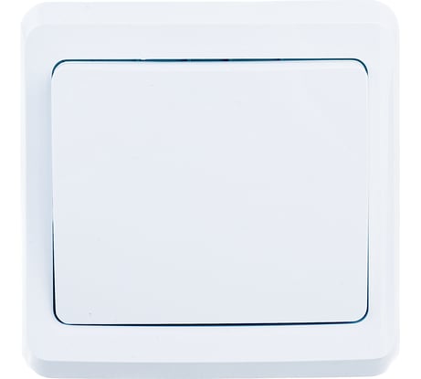 Выключатель GENERICA 1кл 10А ВЕГА белый EVV10-K01-10-DM
