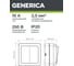Выключатель GENERICA ВС20-2-0-ОС 2кл 10А откр.уст. ОКТАВА сосна EVO20-K03-10-DC 4