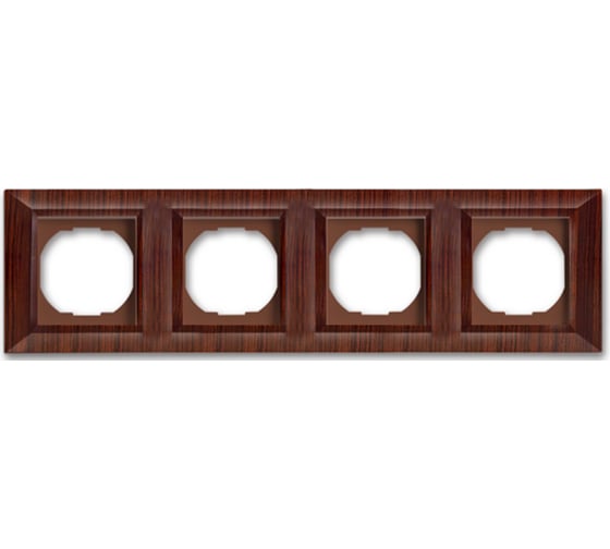 Рамка Vesta Electric 4-я Roma Wood FRM040502FRN 1