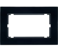 Рамка 2-местная STEKKER GFR00-7012-05М без перемычки, стекло, серия Катрин 49605