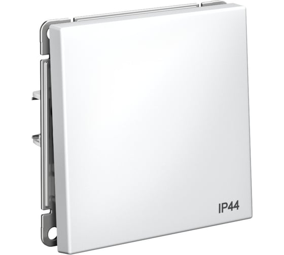 Переключатель Systeme Electric ArtGallery Белый 1-клавишный, IP44, 10АХ, механизм GAL440161