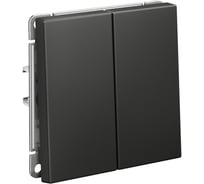 Переключатель 2-кл. Systeme Electric ArtGallery, сх.6/2, 10 АХ, механизм, Базальт, арт. GAL001465