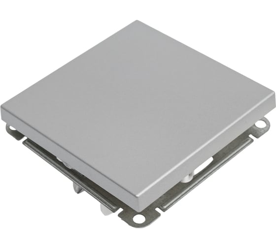Переключатель Systeme Electric ArtGallery Aqua Алюминий 1-клавишный, IP44, 10АХ, механизм GAL440361