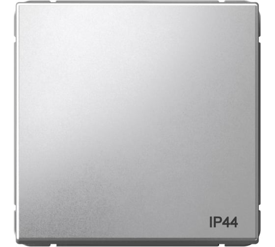 Переключатель Systeme Electric ArtGallery Aqua Алюминий 1-клавишный, IP44, 10АХ, механизм GAL440361