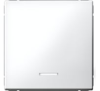 Выключатель с подсветкой 1-клавишный ArtGallery, 10 АХ, механизм Systeme Electric Лотос GAL001313