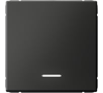 Выключатель с подсветкой 1-клавишный ArtGallery, 10 АХ, механизм Systeme Electric Базальт GAL001413