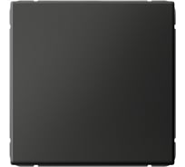 Выключатель кнопочный 1-клавишный ArtGallery, 10 АХ, механизм Systeme Electric Базальт GAL001415