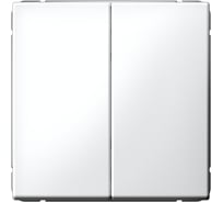 Механизм 2-клавишного выключателя Systeme Electric ArtGallery Белый ,кнопочный, сх.2, 10А GAL000117