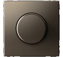 Механизм светорегулятора (диммера) Systeme Electric ArtGallery Мокко поворотно-нажимной, LED, RC, 400Вт GAL000623