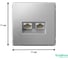 Розетка компьютерная двойная Systeme Electric ArtGallery, RJ45+RJ45, кат.6А, механизм, Алюминий GAL000388 3