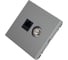 Розетка двойная ТВ + компьютерная Systeme Electric ArtGallery Сталь RJ45, кат. 5Е GAL000989 4